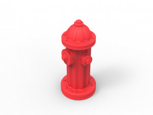 Fire hydrant plug 3D 프린트 모델