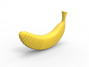 Spina a banana2 Modello di stampa 3D