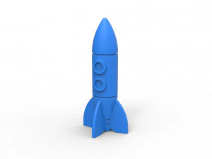 Spina a razzo Modello di stampa 3D