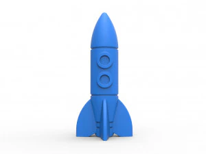 Spina a razzo Modello di stampa 3D