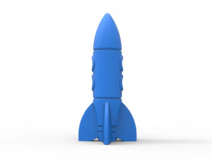 Spina a razzo Modello di stampa 3D