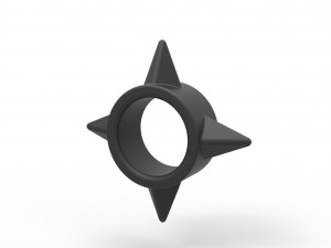 Shuriken penis ring 3D Принт Модель