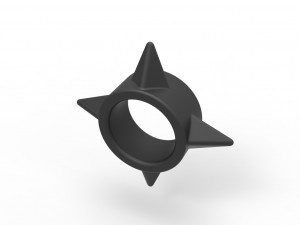 Shuriken penis ring 3D Print Model
