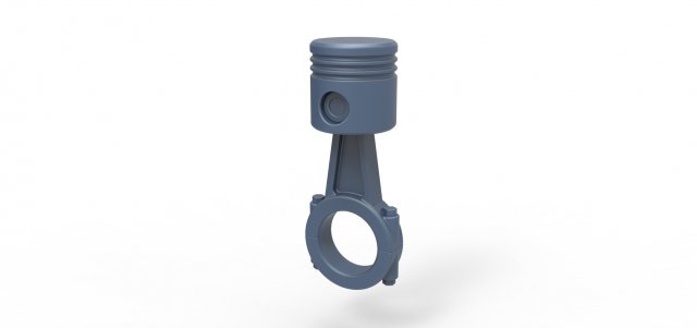Piston plug Modelo de Impressão 3D .c4d .max .obj .3ds .fbx .stl .blend