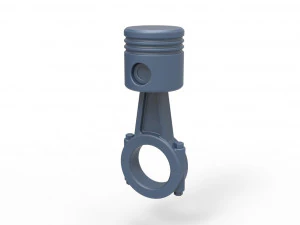 Spina del pistone Modello di stampa 3D