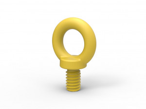 Ringbolt penis ring Modèles 3D en vedette