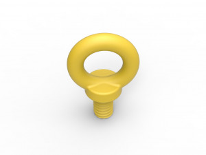Ringbolt penis ring Modèles 3D en vedette