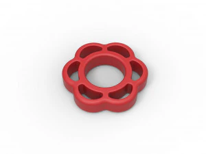 Valve handle ring 3D Print Model