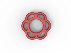 Valve handle ring 3D Print Model