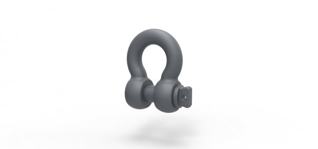 Anchor shackle penis ring 3D-printmodel .c4d .max .obj .3ds .fbx .stl .blend