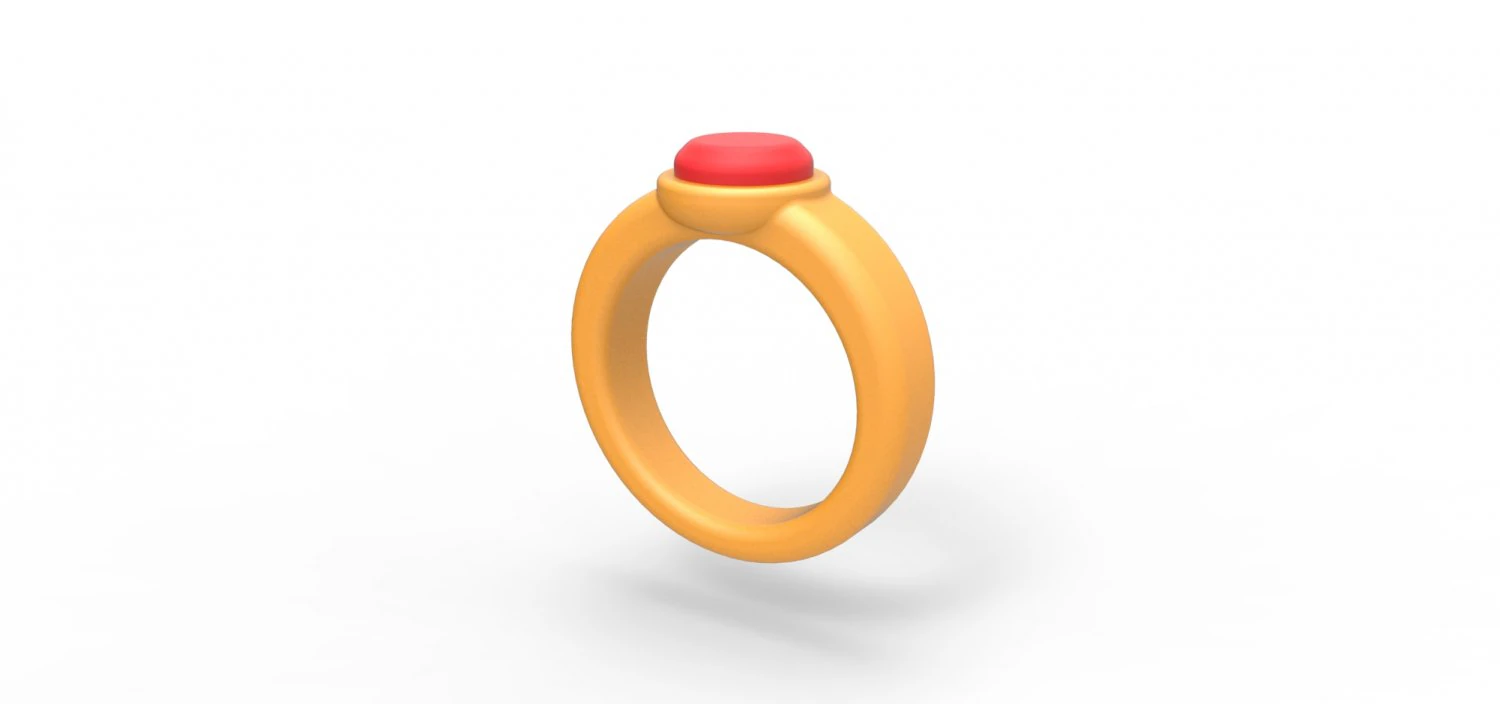 Finger penis ring 3D Print Model .c4d .max .obj .3ds .fbx .stl .blend 