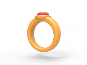 Finger penis ring Modèles 3D en vedette