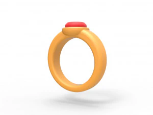 Finger penis ring 3D Print Model