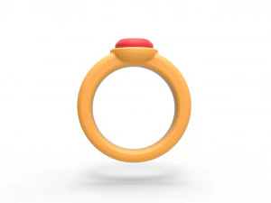 Finger penis ring 3D Print Model
