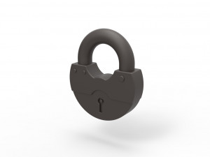 padlock cock ring 3D Print Model