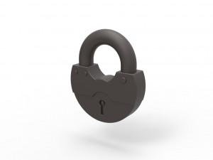 Padlock penis ring 3D 프린트 모델