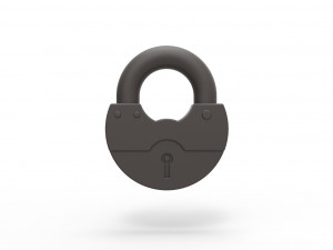 Padlock penis ring Modelo de Impressão 3D