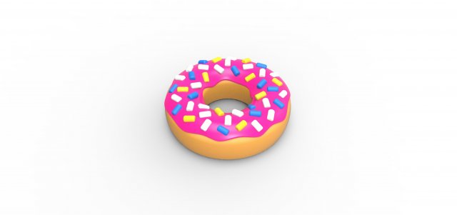 Donut penis ring 3D Print Model .c4d .max .obj .3ds .fbx .stl .blend