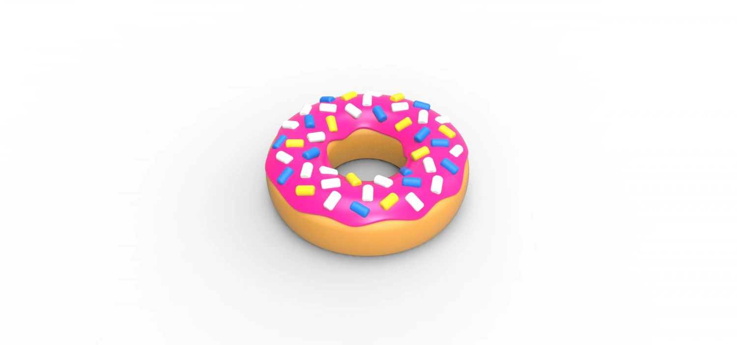 Donut penis ring 3D Print Model .c4d .max .obj .3ds .fbx .stl .blend 