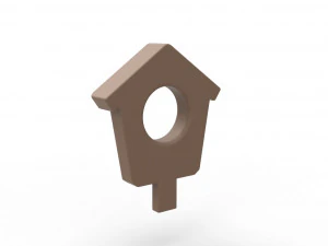 Birdhouse penis ring 3D Print Model