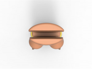 Napkin holder Model Cetak 3D
