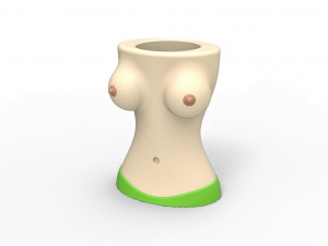 boobs tea light candle holder 3D Print Model