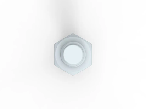 Bullone con dadi Modello di stampa 3D