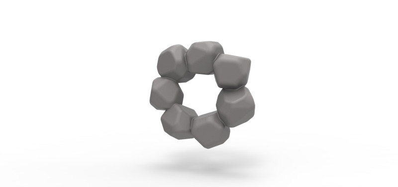 Cincin penis batu Model Cetak 3D .c4d .max .obj .3ds .fbx .stl .blend 