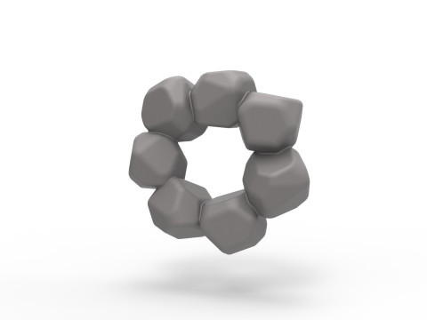 Stenen penisring 3D printmodel