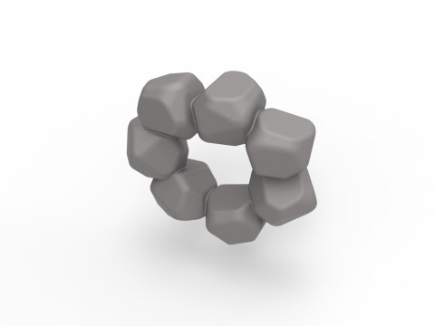 Cincin penis batu Model Cetak 3D