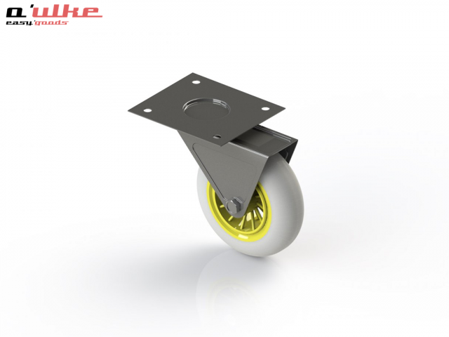 caster wheel 120mm 3D Model .c4d .max .obj .3ds .fbx .stl .blend 