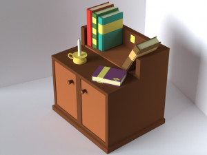 bookshelf 3D Модель