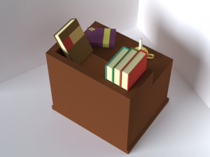 bookshelf 3D Модель