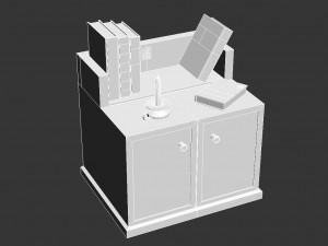 bookshelf 3D Модель