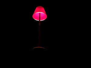 low-poly floor lamp 3D Model