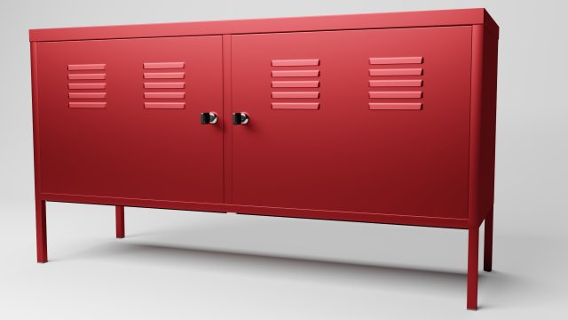 closet ps red Modello 3D .c4d .max .obj .3ds .fbx .stl .blend 