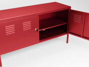 closet ps red Modello 3D