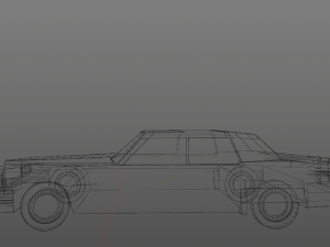 cadillac deville sedan 1975 Modelo 3D