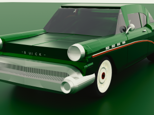 buick roadmaster 1957 3D 모델