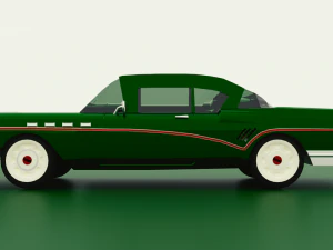 buick roadmaster 1957 3D Model