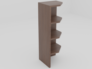 corner shelf for things 3D मॉडल