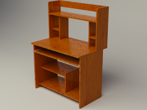 computer desk 3D 모델