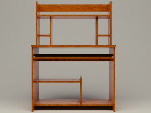 computer desk Modello 3D