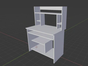 computer desk 3D Model