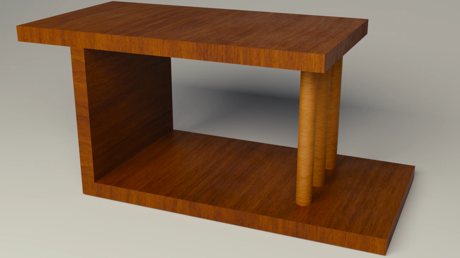 wall shelf 3D Model .c4d .max .obj .3ds .fbx .stl .blend 