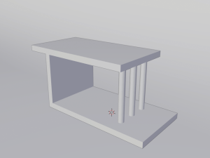 wall shelf 3D मॉडल