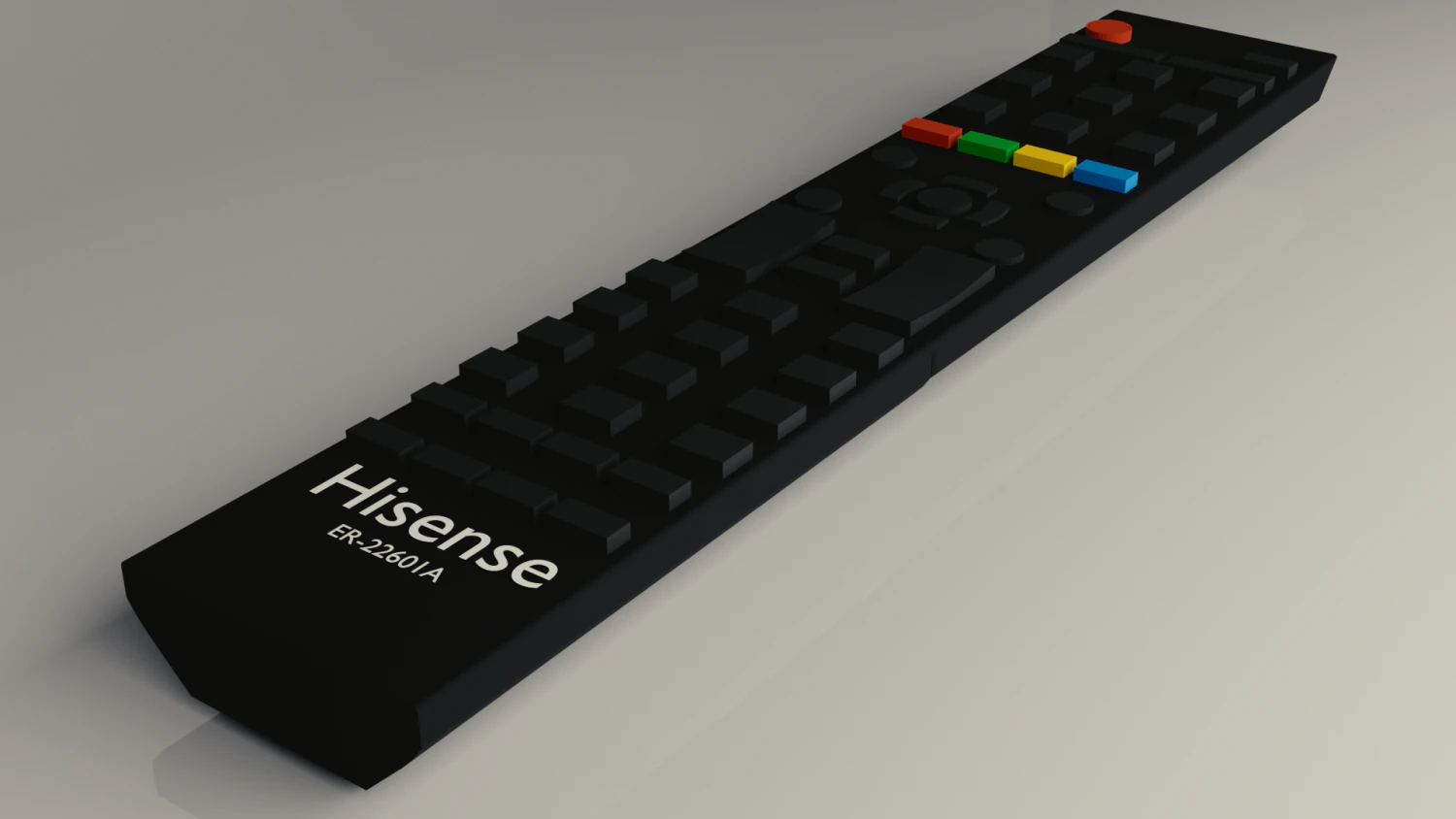 tv remote samsung er-22601a 3D Model .c4d .max .obj .3ds .fbx .stl .blend
