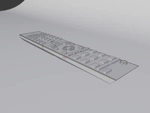 tv remote samsung er-22601a 3D Model