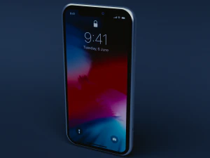 아이폰 xr 3D 모델