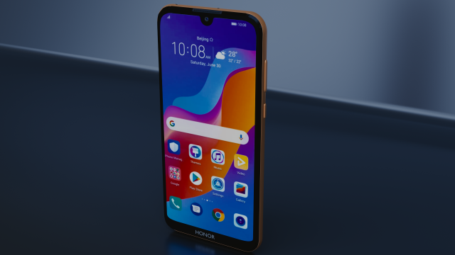 honor 8s Modello 3D .c4d .max .obj .3ds .fbx .stl .blend 